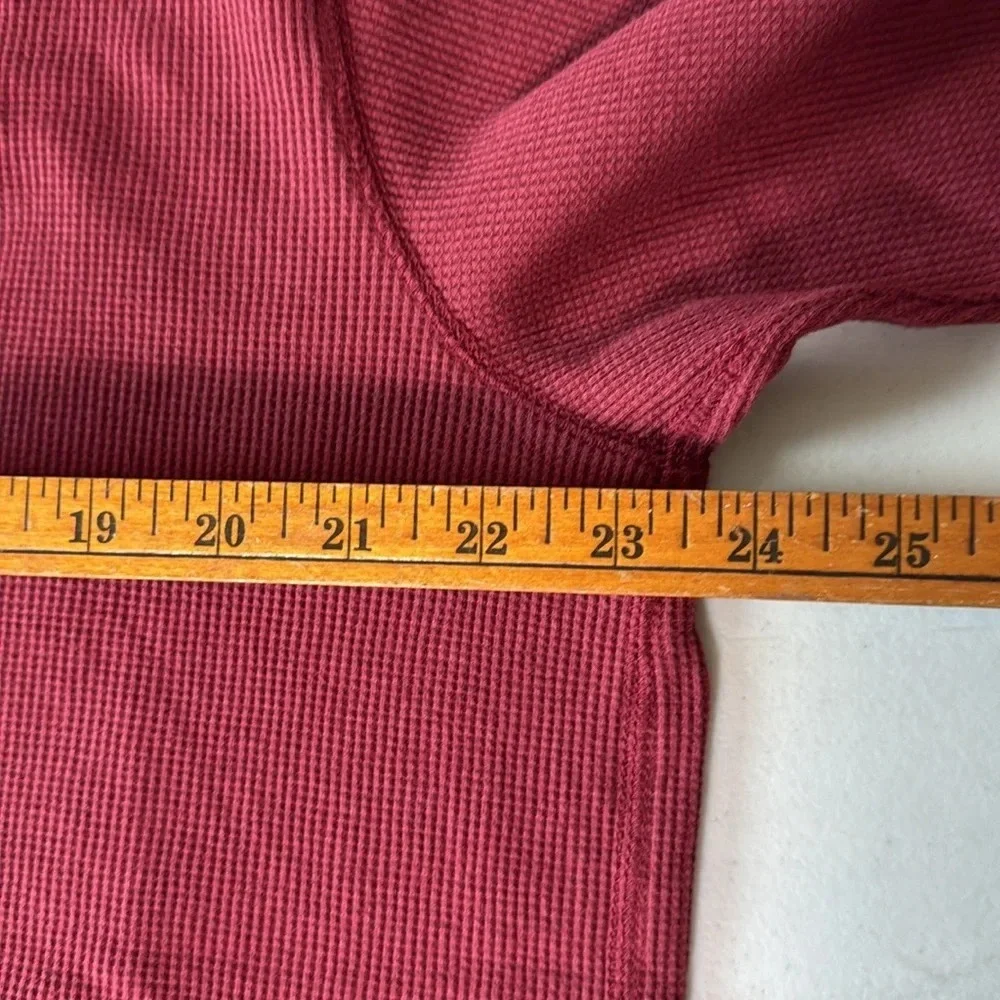 Magellan Sportswear Men's Burgundy Long Sleeve Thermal Shirt Size L‎